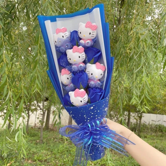 Sanrio Hello Kitty Bouquet Blue - Santopia