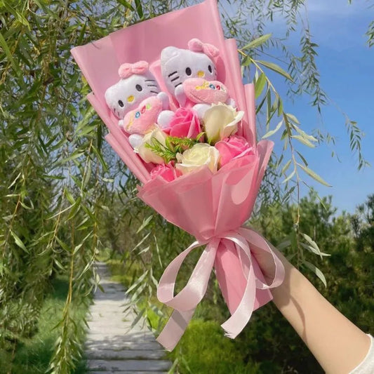 Sanrio Hello Kitty Bouquet Pink Mini - Santopia